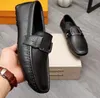 Men Casual schoenen Echt lederen zachte bodem rijden Handige knake skin patroon klassiek design modemerk strass Men Business casual flats schoenen