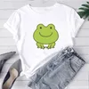 T-shirts femme T-shirts femme Ulzzang Hip Hop Streetwear Harajuku t-shirt à manches courtes mignon grande grenouille chemise hauts été décontracté surdimensionné