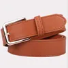 Moda Smooth Burchle Belt Retro Design Relado Fino Cintos para homens Largura das mulheres 3,8 cm Genuíno Capo de vaca 14 cor opcional de alta qualidade