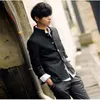 Men's Suits Tang 2023 Men Black Slim Tunic Jacket Single Breasted Blazer Japanese School Uniform Gakuran College Coat & Blazers