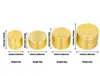 4 parti 40 / 50mm Herb Spice Grinder Gold Metal CNC Grinder per tabacco Crusher Hand Crank Smoking Muller