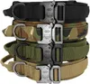 Colliers pour chiens Laisses Duarable Militaire Tactique Allemand Shepard Moyen Grand Colliers Pour Chiens Pour La Marche Formation Collier De Chien Poignée De Contrôle 230323