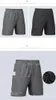 lu Mens Jogger Sports Shorts For Hiking Cycling With Pocket Casual Running Gym Short Pant Breathable LL608