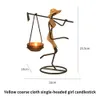 Candle Holders Candle Holders Home Decoration Accessories Rustic Wedding Table Centerpiece Decor Living Room Human Figurines Candlestick Gifts 230324