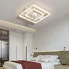 Lampadari Soggiorno Ventilatore Lampada da soffitto Protezione per gli occhi a spettro completo Camera da letto A forma di fiore Scuotendo la testa Muto Elettrico