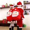 Cosplay Kids Child Christmas Cosplay Santa Claus Costume Baby X-Mas Outfit 3/4 قطعة مجموعة/pantstopshatcloakbelt للأولاد Girls 230324