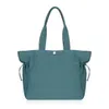 lu yoga Storage Bag seven colors large 18L capacity lightweight reusable Side-Cinch Shopper bag Designer shoulder bag