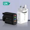 Chargeur USB PD multi-ports, standard britannique, tête de charge de voyage multifonction, adaptateur pour tablette et téléphone