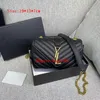 2023 Moda Kadın Çanta Omuz Lüks Çantalar Metal Zincir Altın Kadın Çanta Hakiki Deri Çanta Kapak Çevirin V Çapraz Messenger Crossbody Çanta Çanta