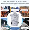 Men's Jackets Unisex Cooling Fan Vest Men Air Conditioned Clothes Women Protection Cool For Outdoor Weather