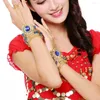 Bracelets porte-bonheur Style bohème Bracelet en cristal coloré anneau Performance de danse pour accessoires de bijoux féminins