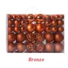 Décoration de fête 100pcs / Set Boules d'arbre de Noël Ornements de boules de Noël Décoration suspendue Ornement Joyeux