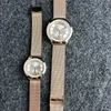 Montres-bracelets Marque Montres Hommes Femmes Fille Couple Amoureux Style Quartz Casual Acier Métal Bande Horloge A18