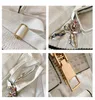 Borse a tracolla Sciarpa Borsa a tracolla trasparente Designer PVC Clear Box Crossbody Borsette estive Jelly Purse Women's