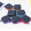 Headphone Box Pu Leather Earbuds Pouch Mini Zipper Earphone Case Protective Usb Cable Organizer SN4115