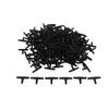 Attrezzature per l'irrigazione 200Pcs Irrigazione a pioggia 1/4 di pollice Barb Tee Giunto per tubo flessibile Connettore contagocce Sistema per 4Mm / 7Mm