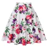 Skirt 's Runway Cotton Retro Vintage Skirt Black Faldas High Waist A Line Rockabilly Jupe 50s Swing Umbrella Pin Up Skater 230324