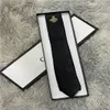 Luxury New Designer Men's Letter 100% Tie Silk Necktie black blue Aldult Jacquard Party Wedding Business Woven Fashion Design Hawaii Neck Ties With box 1130