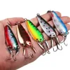 Baits Lures 5pcs/set Fishing Spoons Metal Lure Leurre Hard Baits With Treble Hooks Swivels Fishing Spoon Bait Bass Fishing Tackle 230324