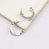 23ss 20style mieszany styl marka projektant litery Stud Hoop 18K pozłacane srebro próby 925 koło kobiety kryształowa perła kolczyk biżuteria