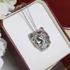 New Top Quality Spotted Leopard Necklace Hip Hop Personality Luxury Couple Fashion Jewelry Gift