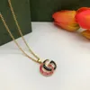 Новое дизайнерское ожерелье и браслет-кокер для унисекс-буквенных браслетов Золотая цепь Поставка высококачественных ожерелий из нержавеющей стали GN-034