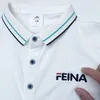 Herrpolos feina sommarvarumärke broderad polo skjorta män hög kvalitet mäns korta ärm andas andas topp affär casual polo-shirt