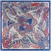 Bandanas Durag 130 cm mode Bandana femmes écharpe de luxe marque Paisley Hijab sergé soie châle écharpes pour dames Foulard carré foulards enveloppes 230323