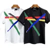 Heren Dames T-shirt Zomer Designer Sweatshirt Mode Paar T-shirt Ronde Hals Ademend Zwart-wit Korte Mouw Tees S-2XL