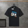 Designer T shirt Summer short Sleeve waves Tee Men Women Lovers luxury T-shirts Fashion senior Pure cotton high quality Top large size XS-3XL #121