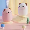 에센셜 오일 확산기 휴대용 200ml 공기 가습기 귀여운 kawaii 아로마 디퓨저 야간 가벼운 침실 홈 자동차를위한 시원한 안개