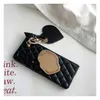 Cell Phone Cases Luxury PU Leather Phone Cover For Samsung Galaxy Z Fold 4 3 Case Cute Love Heart Pendant Bracket Z0324