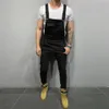 Men's Pants Men's Denim Dungaree Bib Overalls Jumpsuits Moto Biker Jeans Pants Trousers Plus Size Mens Casual Overalls 230324