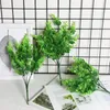 Декоративные цветы 35 см искусственные эвкалиптовые растения ветвь дома