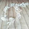 Decorative Flowers Artificial Willow Branch Fake Plant Decor Creative Home Wall Decoration Faux Patio Hanging