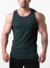 Men tanktops mannen strakke tanktop gym fitness vest heren spier sport vrije tijd jogging oefening mouwloos shirt 230324