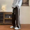 Pantaloni da uomo Pantaloni larghi in velluto a coste da caffè Uomo Donna con coulisse a righe Gamba larga Autunno Casual Pantaloni lavabili antirughe facili da pulire 230324