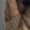 Bracelets à breloques Bijoux pour femmes Chaîne Chokers Coutures en acier inoxydable pour les filles Colliers étanches WomenCharm