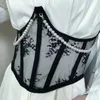 Women's Shapers Sexy Corset Underbust Women Goth Corset Curve Shaper Modeling Strap Underbust Shaper Underwaist Belt Lace Corsets Corset Bustier 230324