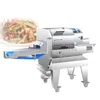 Automatic Sliced Pork Beef Cutting Processing Machinery Steak Meats Slicer Cooked Meat Slicing Machine