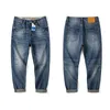 Men's Pants Spring and summer large size men's retro jeans loose small feet ninepoint pants 230324