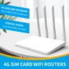 Enrutador WiFi 4G módem LTE para el hogar tarjeta SIM 2,4 GHz 5,8 GHz frecuencia Dual 1200Mbps 2 RJ45 LAN WAN 4 5dbi antena punto de acceso móvil