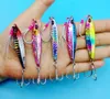 Betar lockar hoofish 10st/parti Micro Jigging Metal Jig Lure Hard Bait 7G/10G/14G/21GDouble Single Hook Artificial Lures Jigbait Fishingtackle 230324