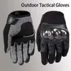 Sporthandschoenen Outdoor Tactical Full Finger Military Shooting Hunting Hunting Motorfietshandschoen voor mannen Women Anti Slip Ademend touchscreen 230324