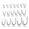 خطاف الصيد 50pcs / 20pcs / box circle carp carp eyed fishing hook حجم 2-22