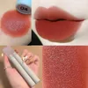 Lip Gloss 5 kleur sexy rode lippen mat fluwelen lippenstiftpotlood cosmetisch langdurige tint pigment make -up bruine stick