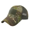 Bandanas Camouflage taktyczna czapka baseballowa dla mężczyzny na zewnątrz kemping dżungli kamuflaż wojska czapki piesze wędrówki z czapki rundy