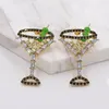 Stud Earrings JURAN Brand Chic Elegant Crystal Rhinestone For Women Trendy Jewelry 2 Colors