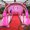 4st Wedding Decor Centerpieces Artificial Rose Flower Ball Road Set Evenemang Mall Öppningsguide Kolumn Partdekoration Rekvisita