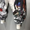 Pantalons pour hommes mode hommes Harem Joggers Patchwork élastique cordon rue Hip Hop imprimé japonais Streetwear Harajuku 230324